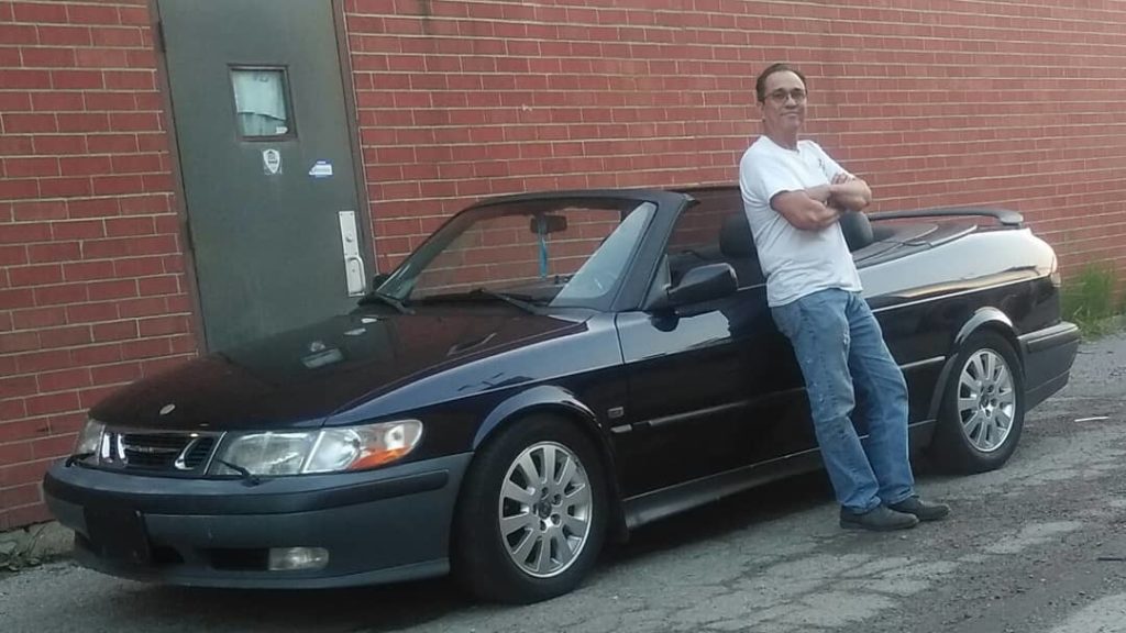 Patricio Hernandez and his SAAB 9-3 Convertible